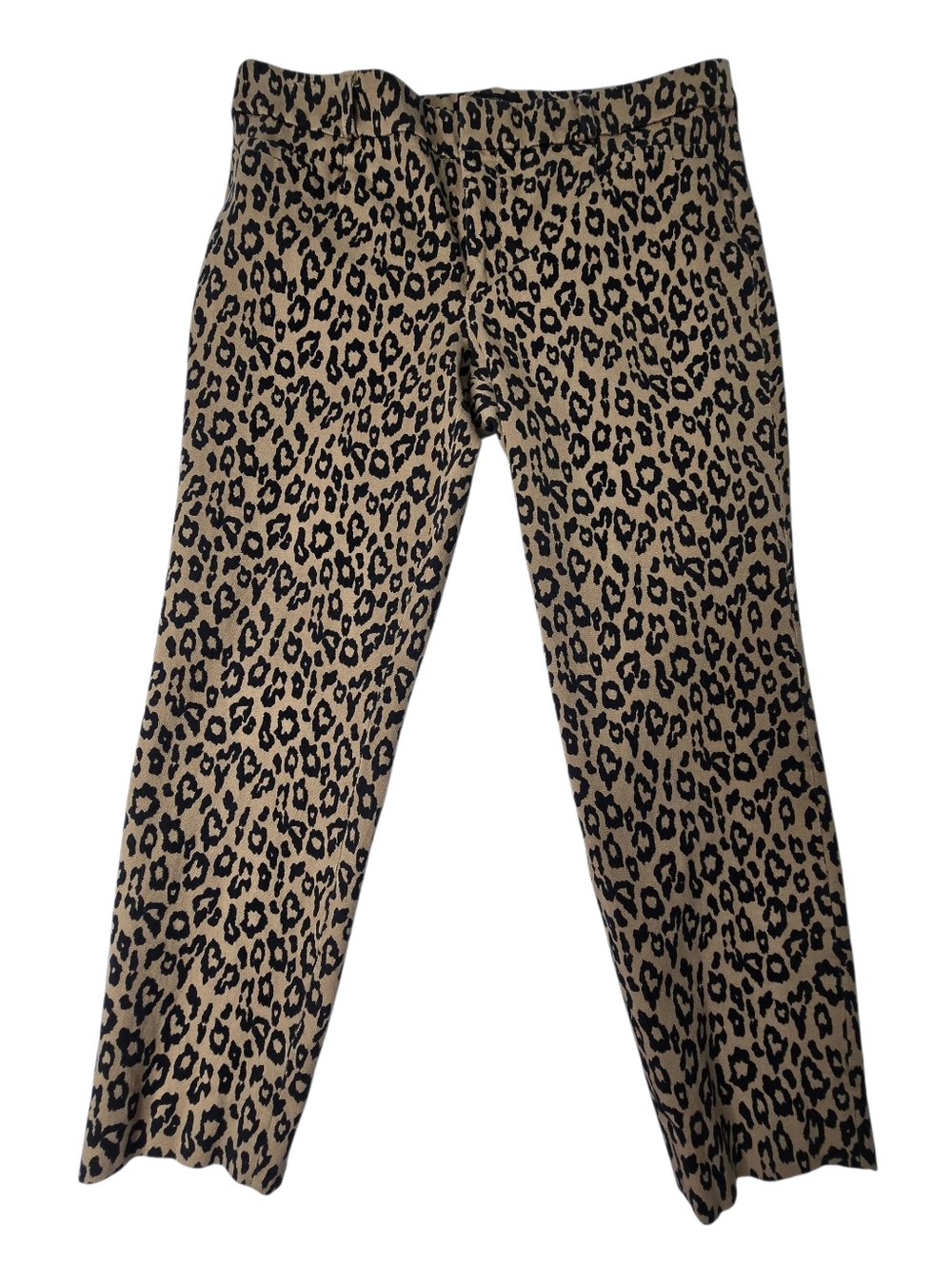 Banana Republic Tan and Black Leopard Print Pants